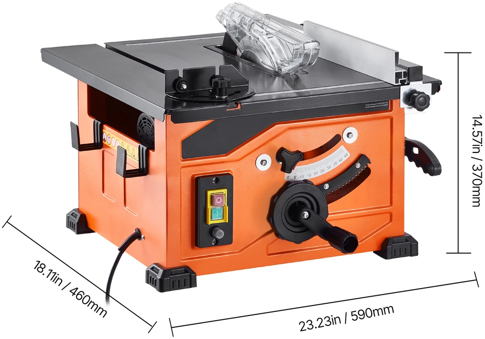 VEVOR Stacionari pjovimo staklės, 1200 W