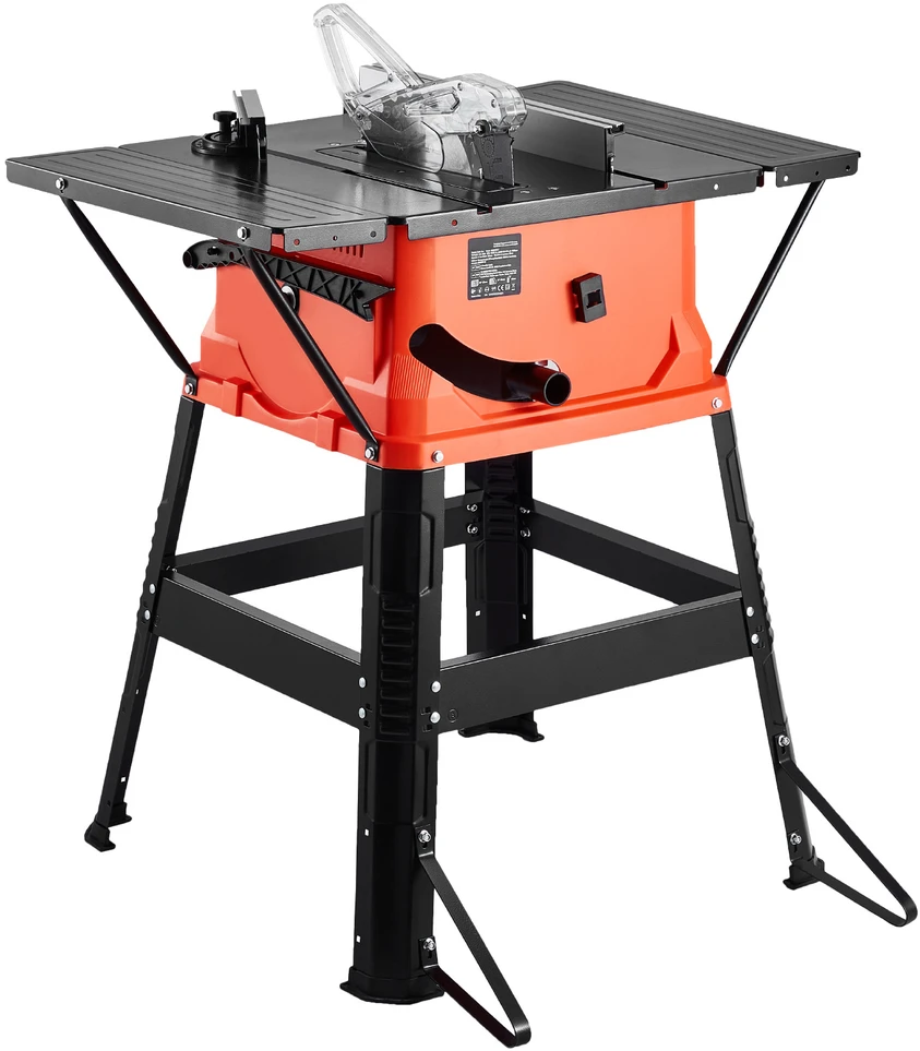 VEVOR Stalinis pjūklas su stovu, 1800 W 254 mm