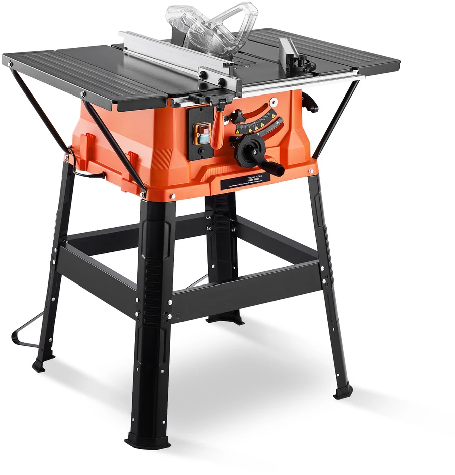 VEVOR Stalinis pjūklas su stovu, 1800 W 254 mm