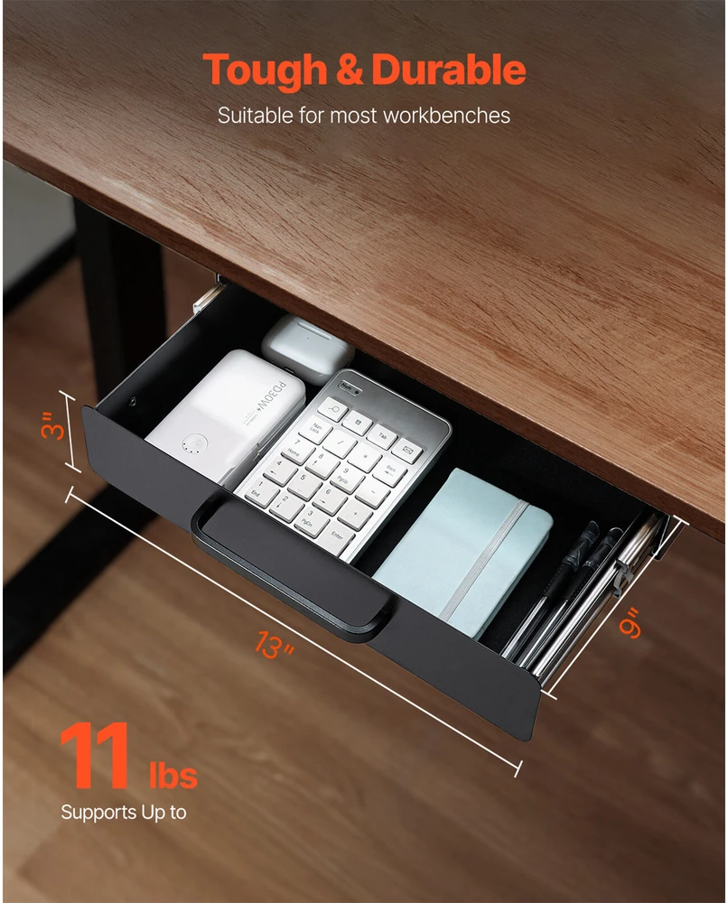 VEVOR 33 cm po stalu stalčių organizatorius