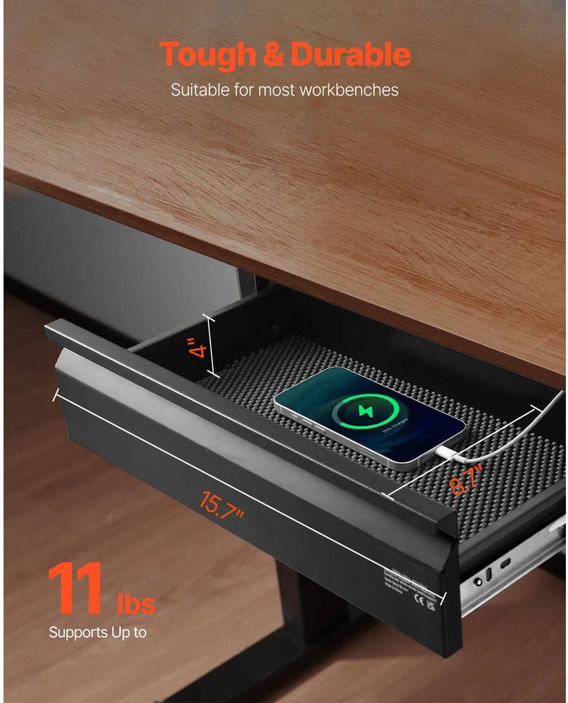 VEVOR 40 cm stalčiaus organizatorius po stalu