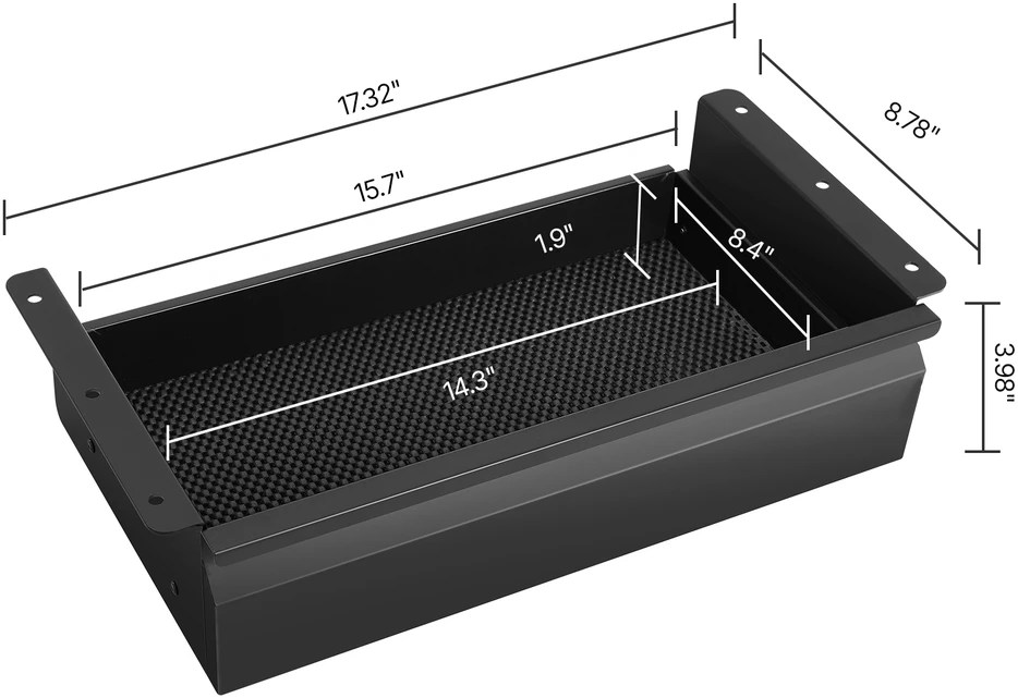 VEVOR 40 cm stalčiaus organizatorius po stalu