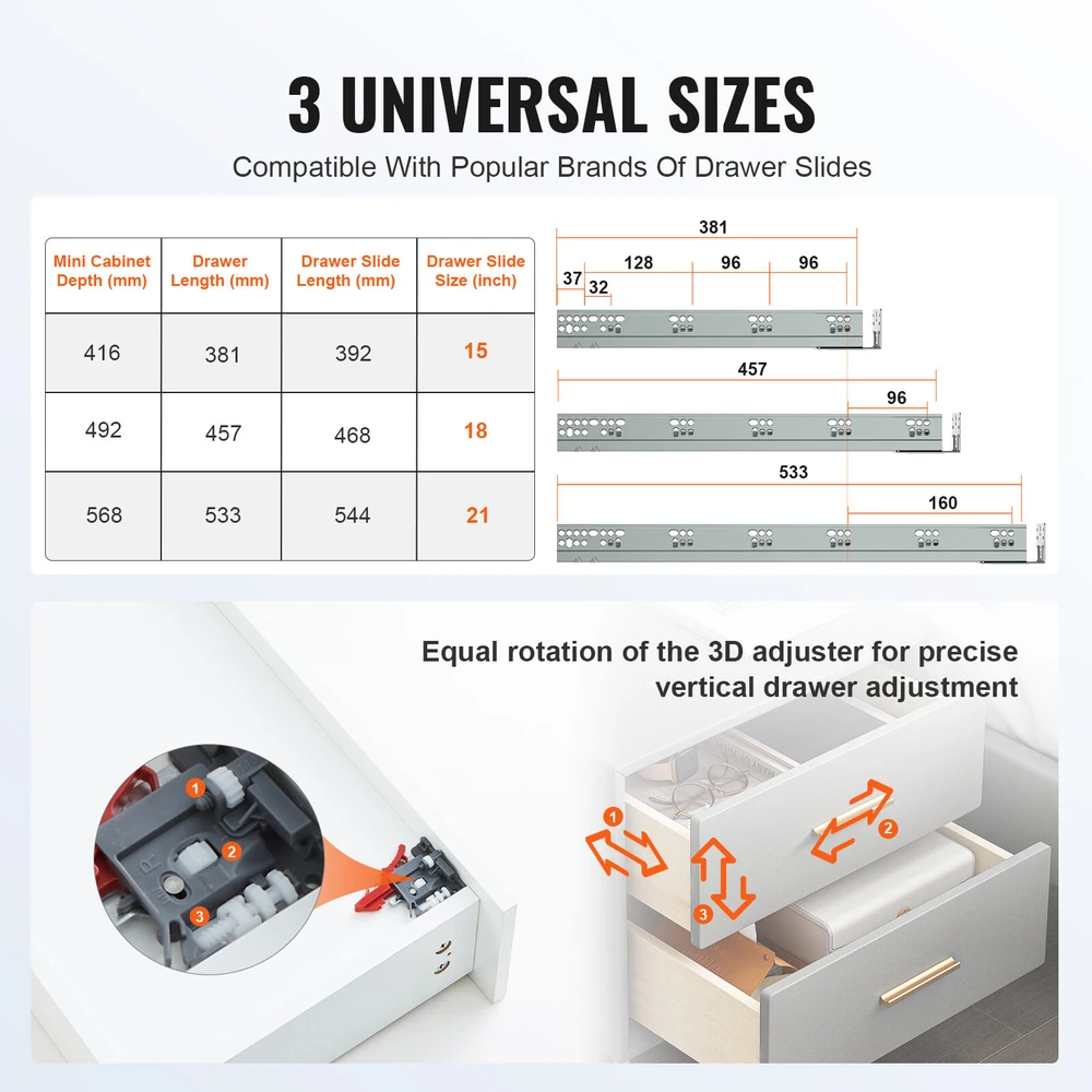 VEVOR 10 porų palečių su užraktu, 533 mm