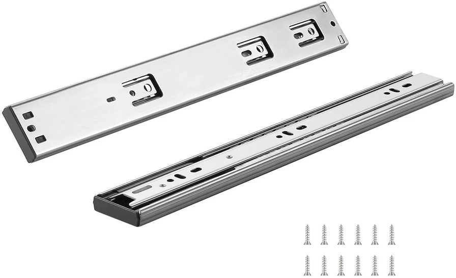 VEVOR 6 poros 355.6 mm stalčių bėgių šoninio montavimo