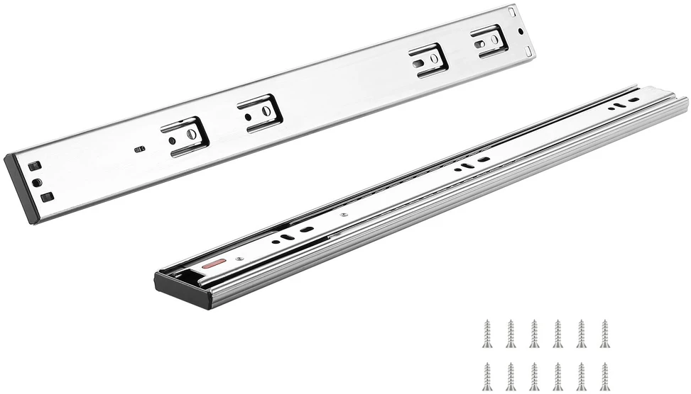 VEVOR 508mm šoninio tvirtinimo stalčių bėgeliai