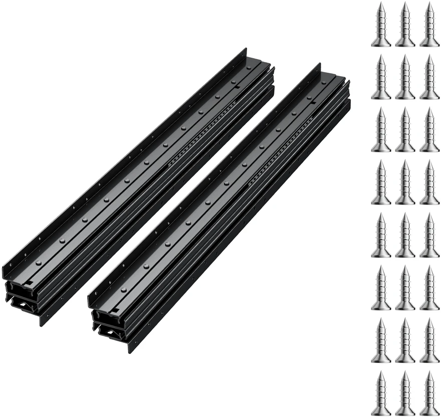 VEVOR Pogrindinės stalčių bėgeliai 80 cm 117 kg apkrova