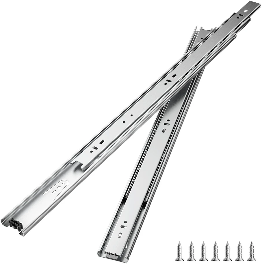 VEVOR Šoninės stalčių bėgeliai 60 cm 10 porų
