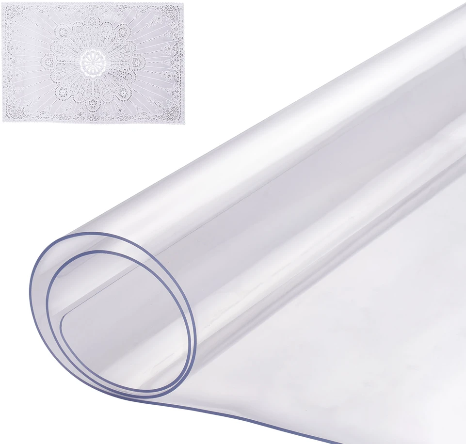 VEVOR pvc stalo apsauga 14x24 colių
