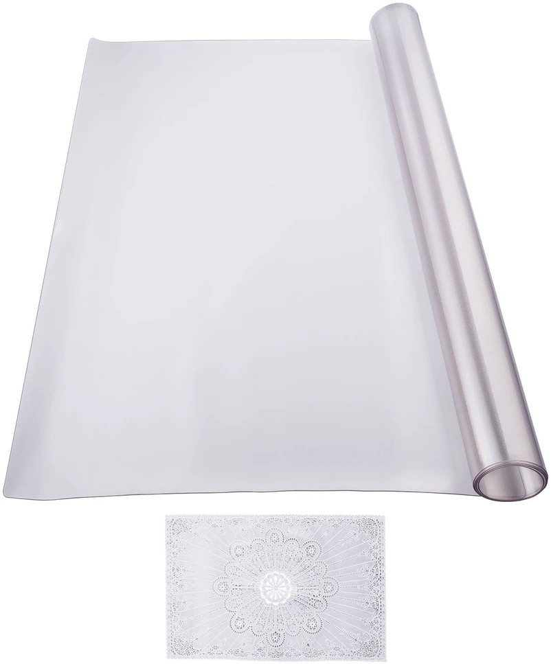 VEVOR Skaidri PVC stalo apsauga 60x120 cm