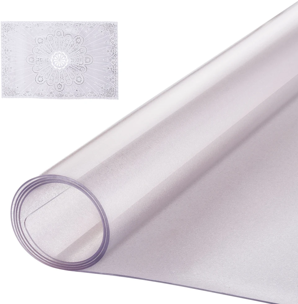 VEVOR Skaidri PVC stalo apsauga 60x120 cm