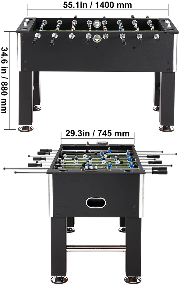 VEVOR Stalo futbolo stalas 140 cm