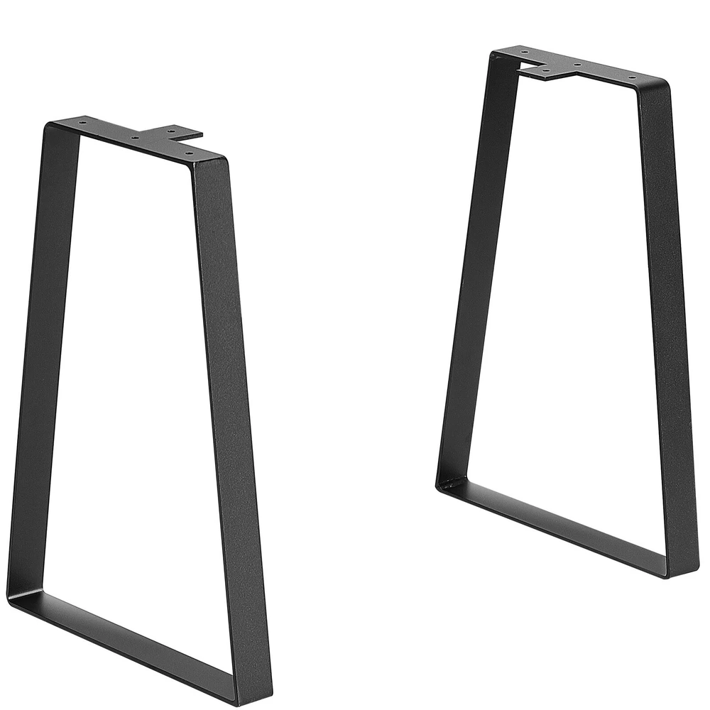 VEVOR Trapezoidinės plieninės stalo kojos 406 mm, 2 vnt.