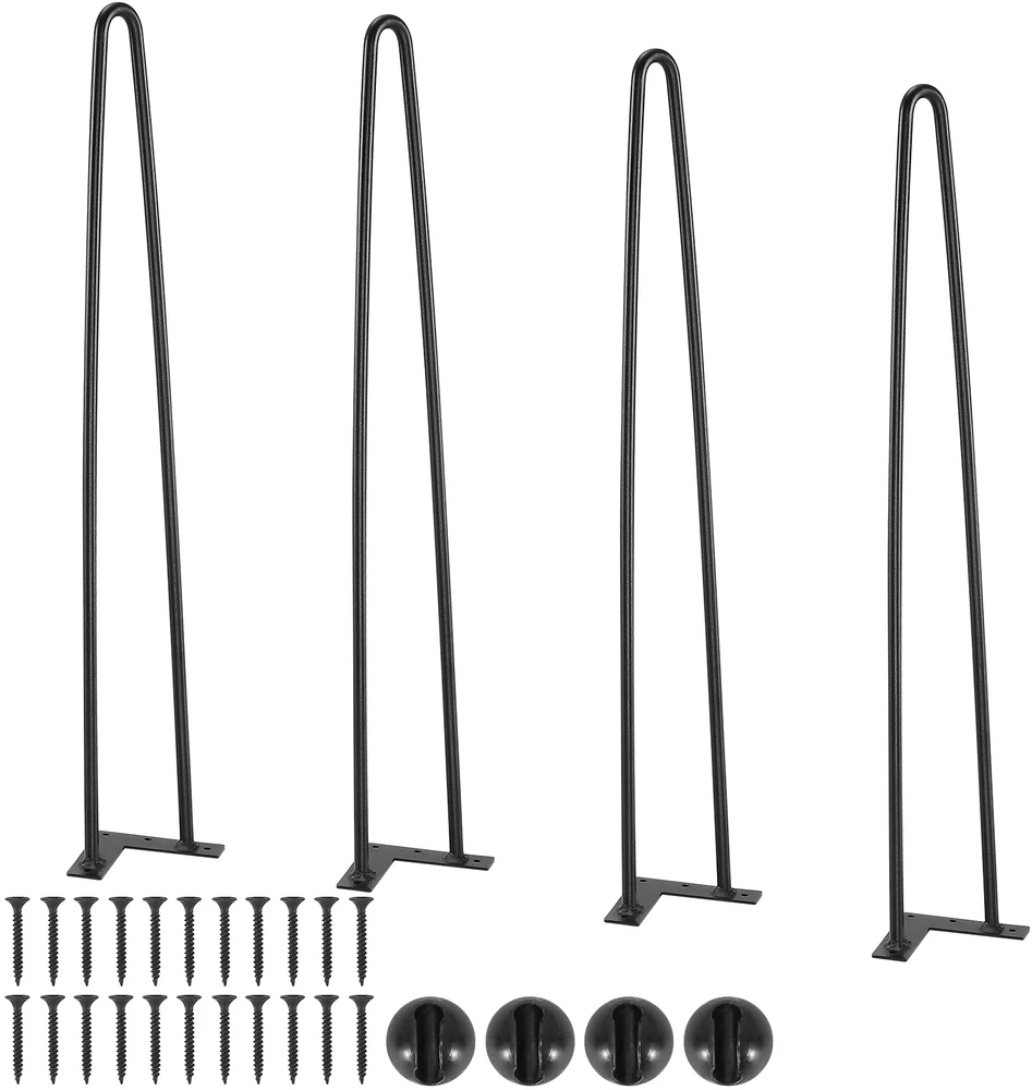 VEVOR 711 mm metalinės plaukelių kojos baldams