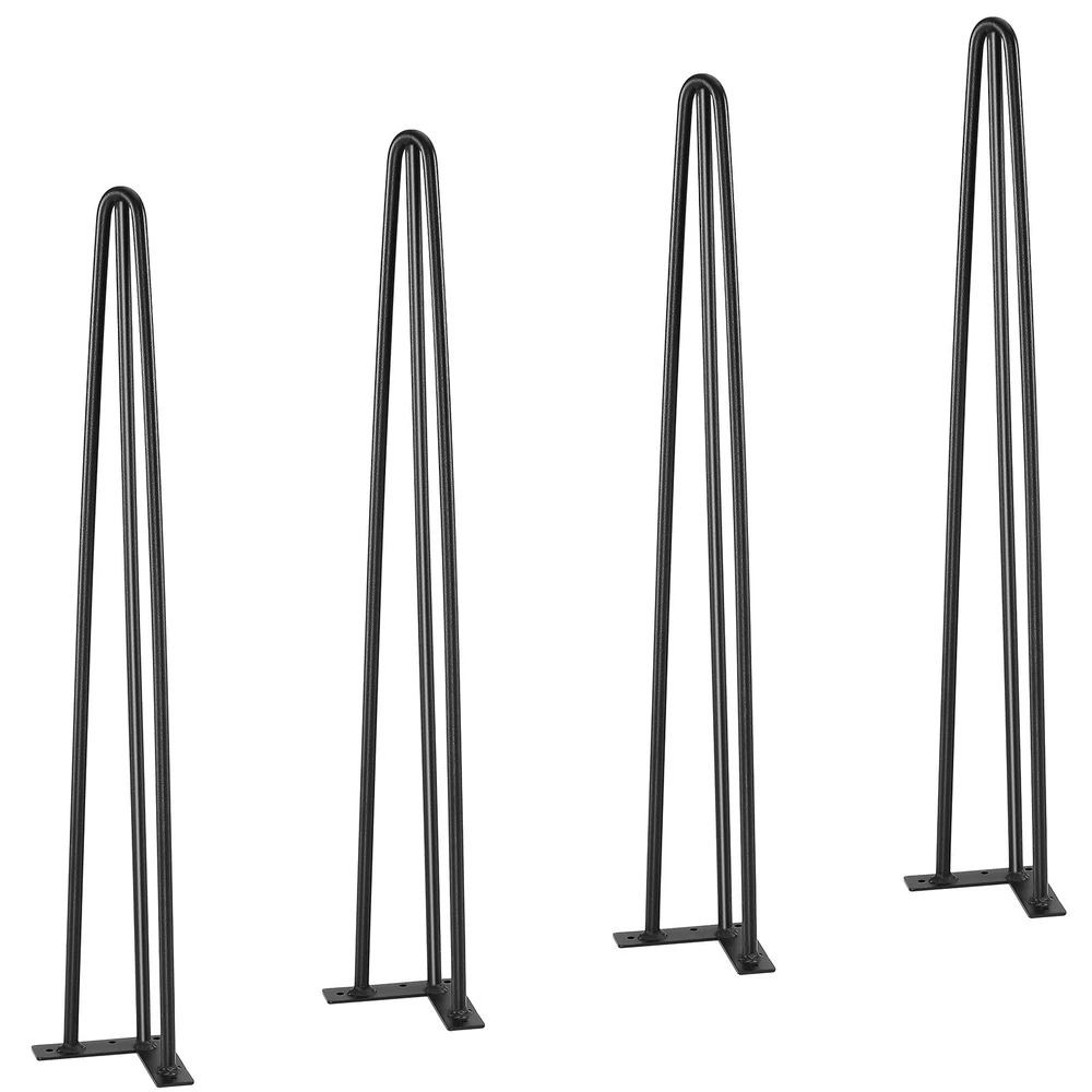 VEVOR Plieninės plaukų smeigtukų stalo kojos 71 cm, 4 vnt.