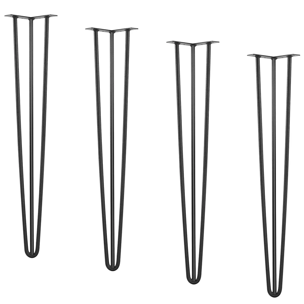 VEVOR Plieninės plaukų smeigtukų stalo kojos 71 cm, 4 vnt.