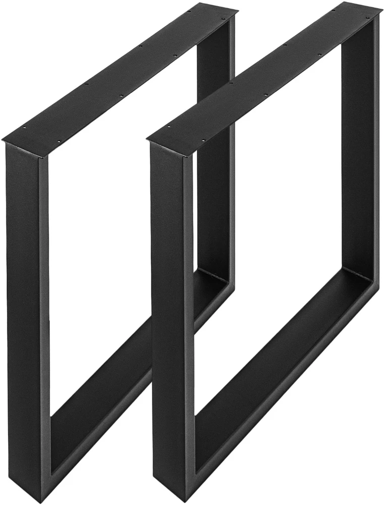 VEVOR Juodi metaliniai stalo kojos, 2 vnt.