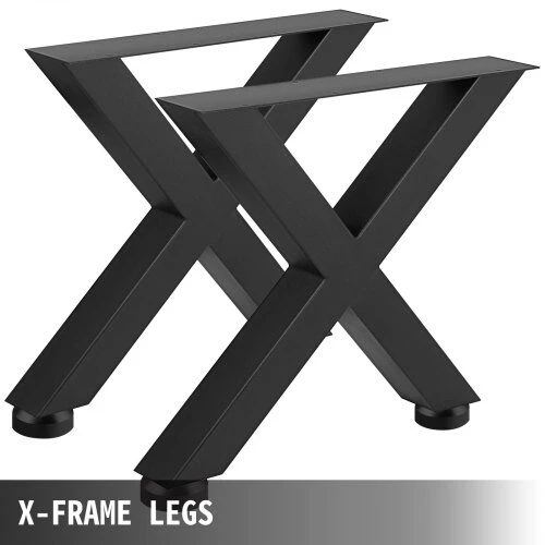 VEVOR Plieninės stalo kojos X formos, 72 cm