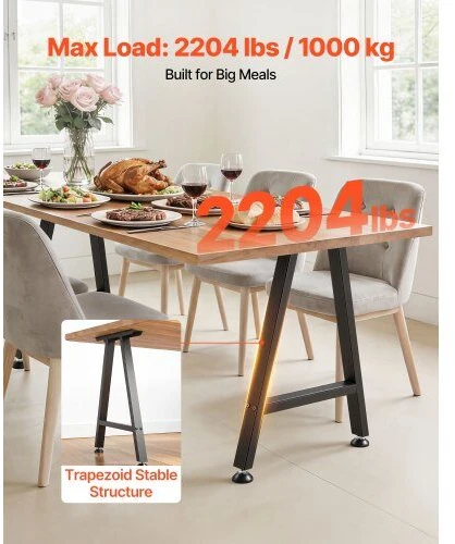 VEVOR Stalo kojos 740 x 550 mm trapezinės plieninės