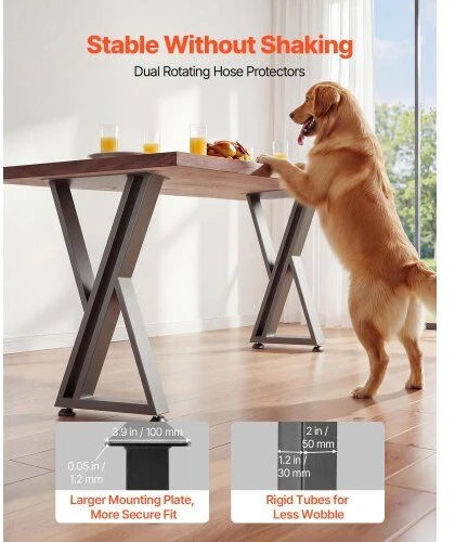 VEVOR Stalo kojos, plieninės, 740 x 610 mm