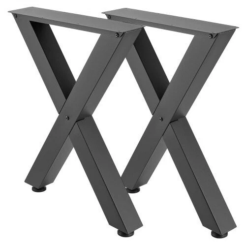 VEVOR Plieninės baldų kojos, 750 x 600 mm, juodos