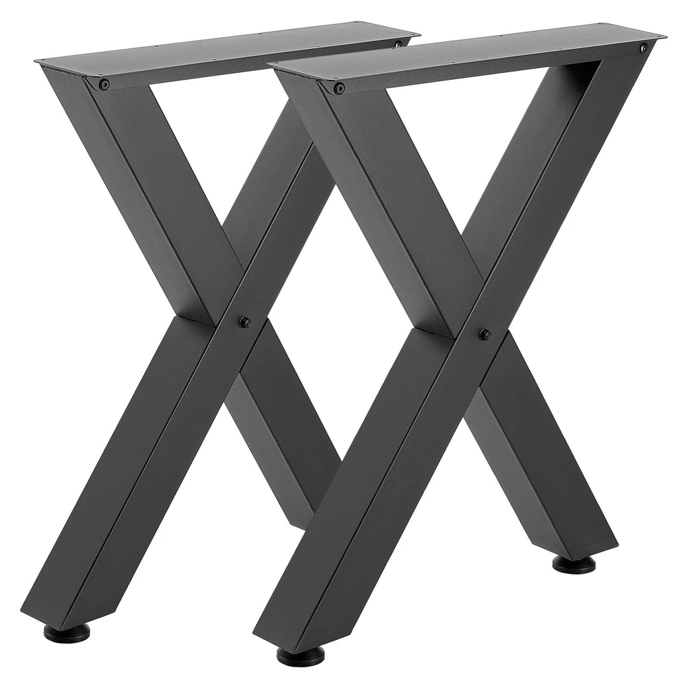VEVOR Plieninės baldų kojos, 750 x 600 mm, juodos
