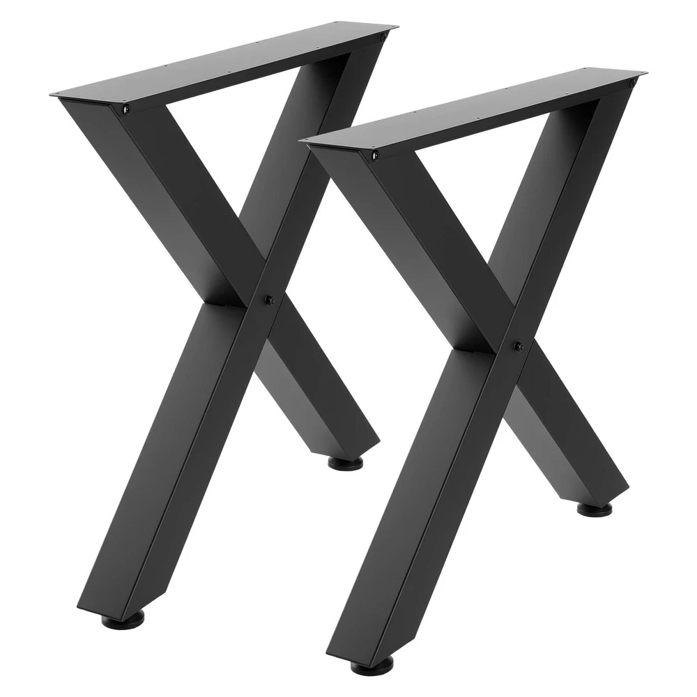 VEVOR Stalo kojos, 750 x 760 mm, plieninės, juodos
