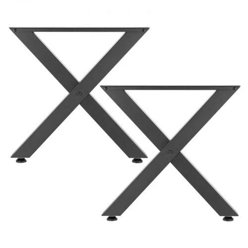 VEVOR Stalo kojos, 750 x 760 mm, plieninės, juodos