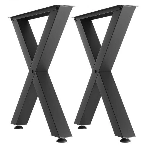 VEVOR Stalo kojos, 750 x 760 mm, plieninės, juodos