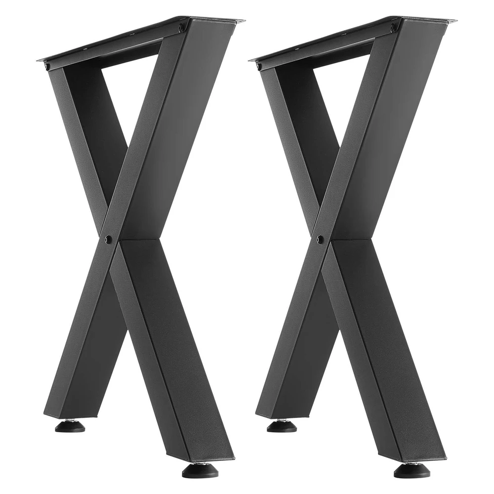 VEVOR Stalo kojos 750 x 790 mm, juodos, 2 vnt.