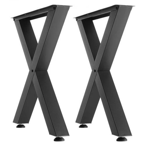 VEVOR Stalo kojos 750 x 790 mm, juodos, 2 vnt.