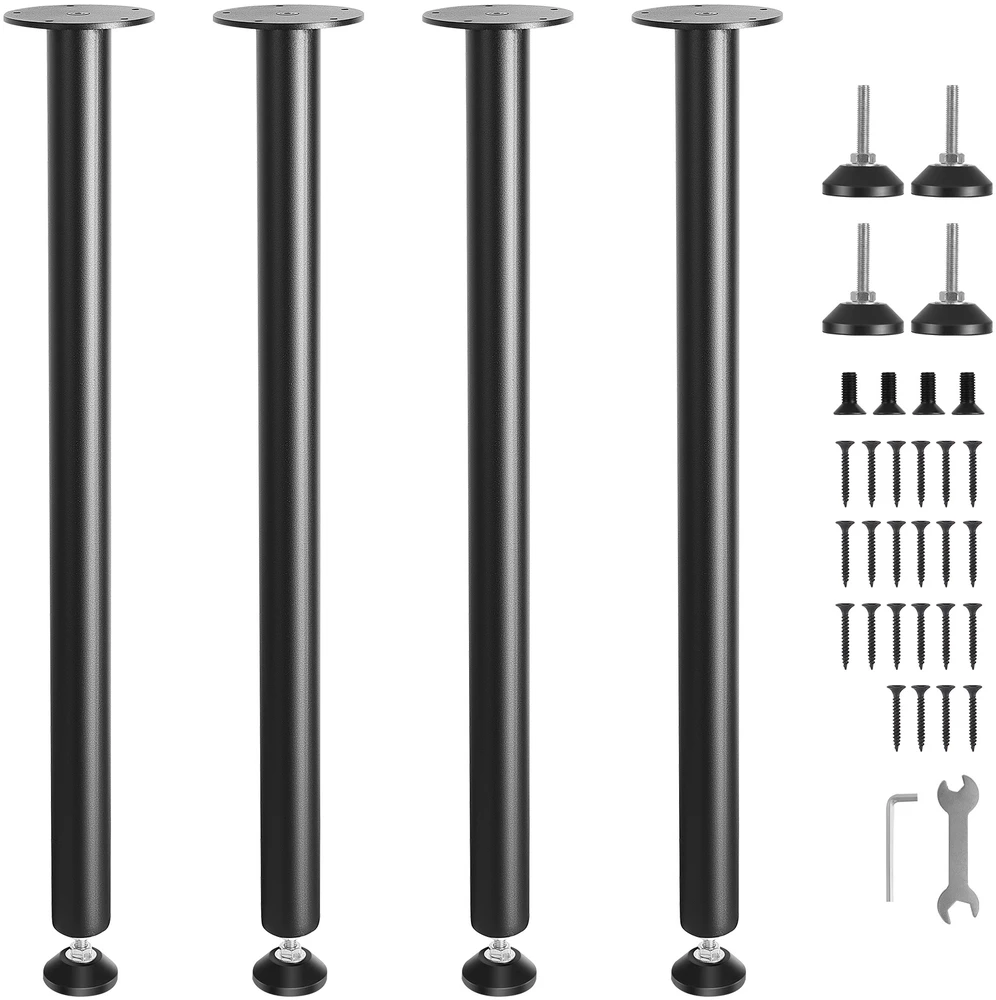 VEVOR Reguliuojamos stalo kojos 762 mm, plieninės