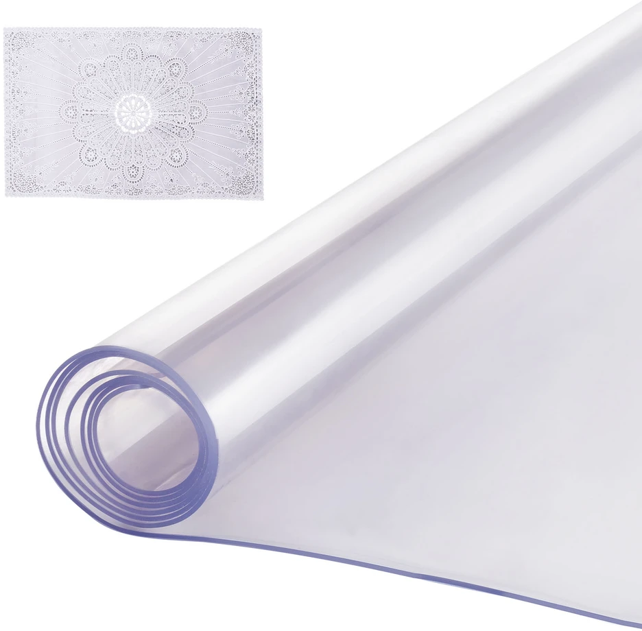 VEVOR Skaidrus PVC stalo apsaugas 61x122 cm
