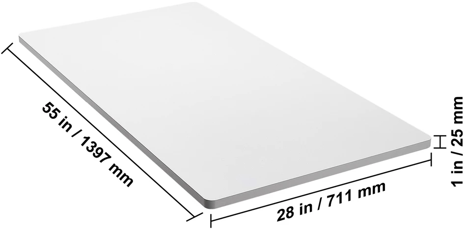 VEVOR Stalo paviršius, 139,7 x 71,1 x 2,5 cm
