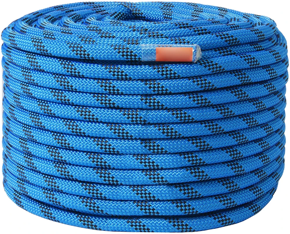 VEVOR Mėlyna 12.7mm 60.9m laipiojimo virvė