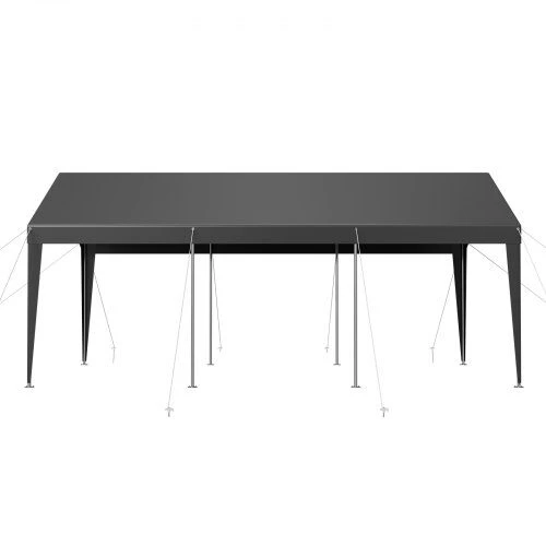 VEVOR Automobilio pastogė 3 x 6 m pilka