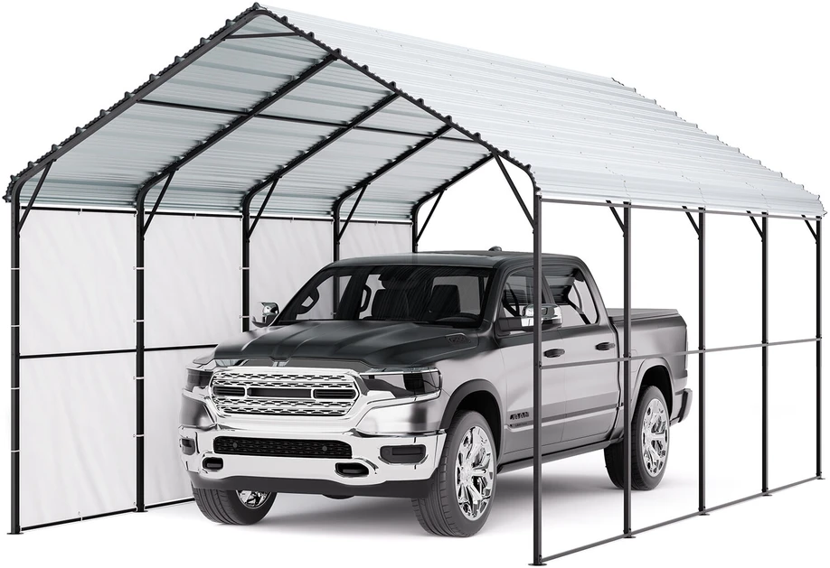 VEVOR Metalinė automobilių pastogė 3,6 x 6 m