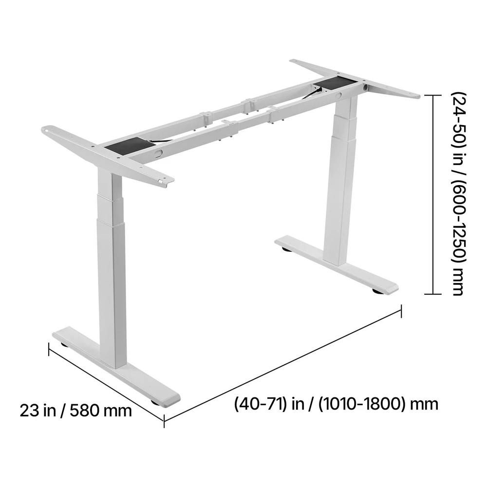 Lova VEVOR Elektrinis reguliuojamas stalviršio rėmas 100-180 cm