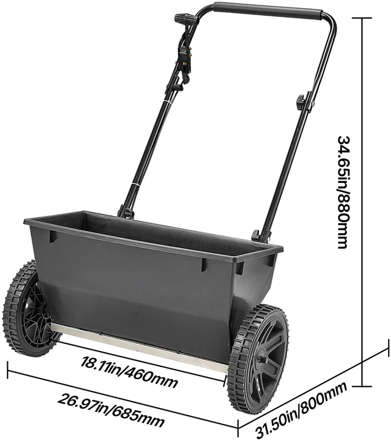 VEVOR Sėjamoji vežimėlis, 22.6kg talpa