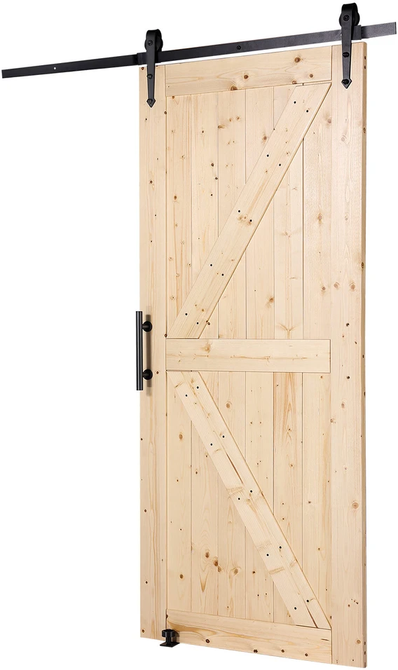 VEVOR Stumdomų durų komplektas 91 cm x 213 cm