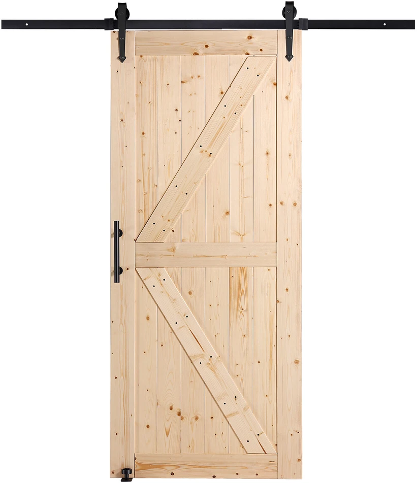 VEVOR Stumdomų durų komplektas 91 cm x 213 cm