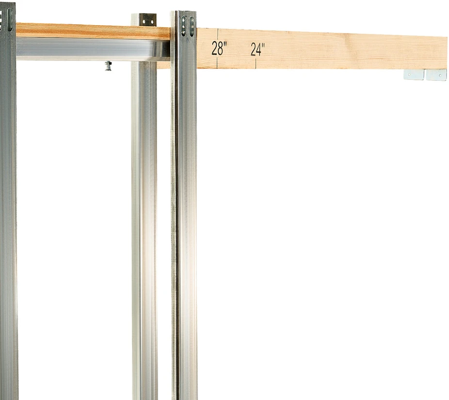 VEVOR Slankiojamos durys su matiniais stiklais, 765 x 2035 mm