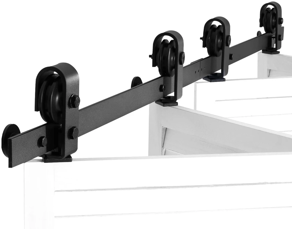 VEVOR dvejų poslinkių tvarkingų durų bėgių sistema 152 cm