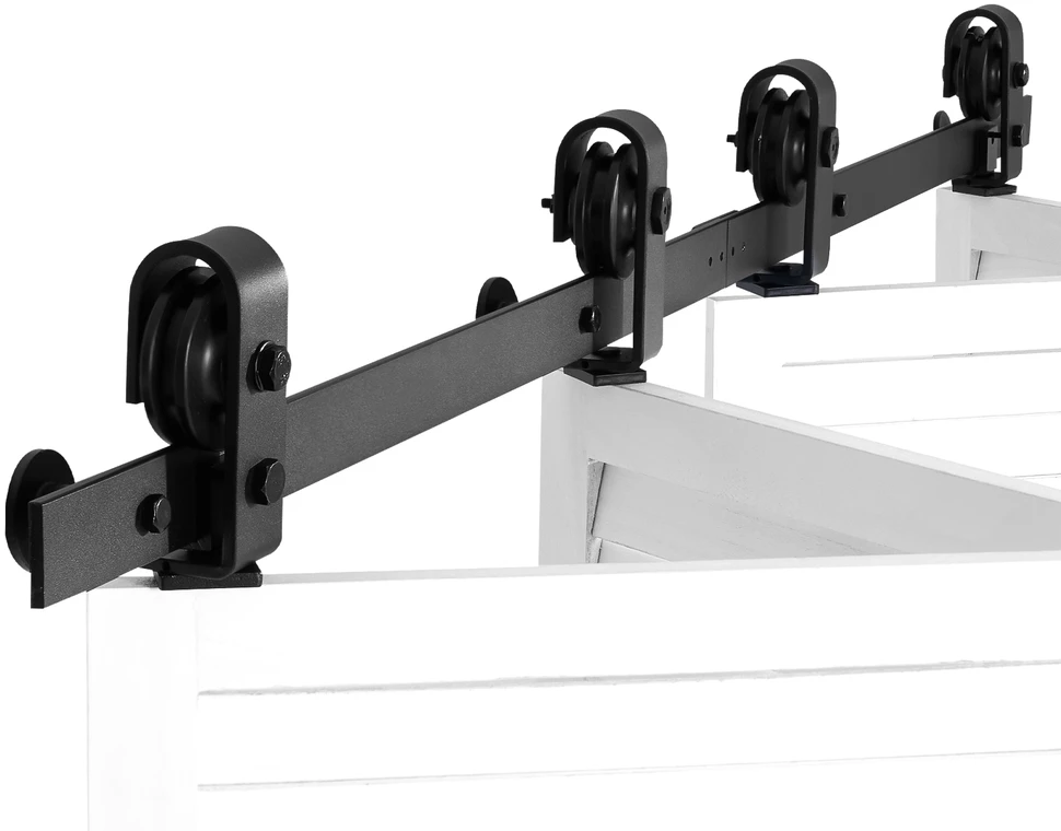 VEVOR dvejų poslinkių tvarkingų durų bėgių sistema 152 cm