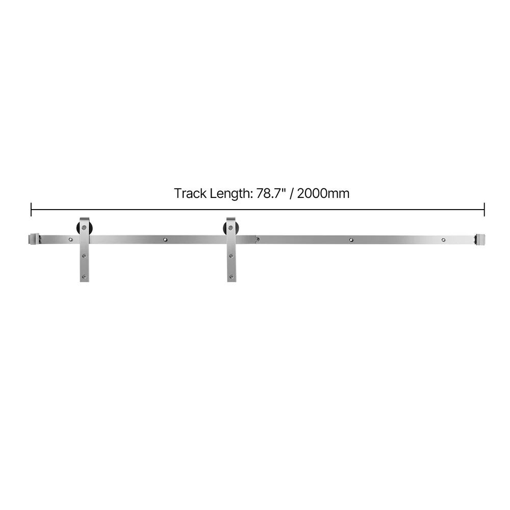 VEVOR 1,98 m stumdomų durų furnitūra