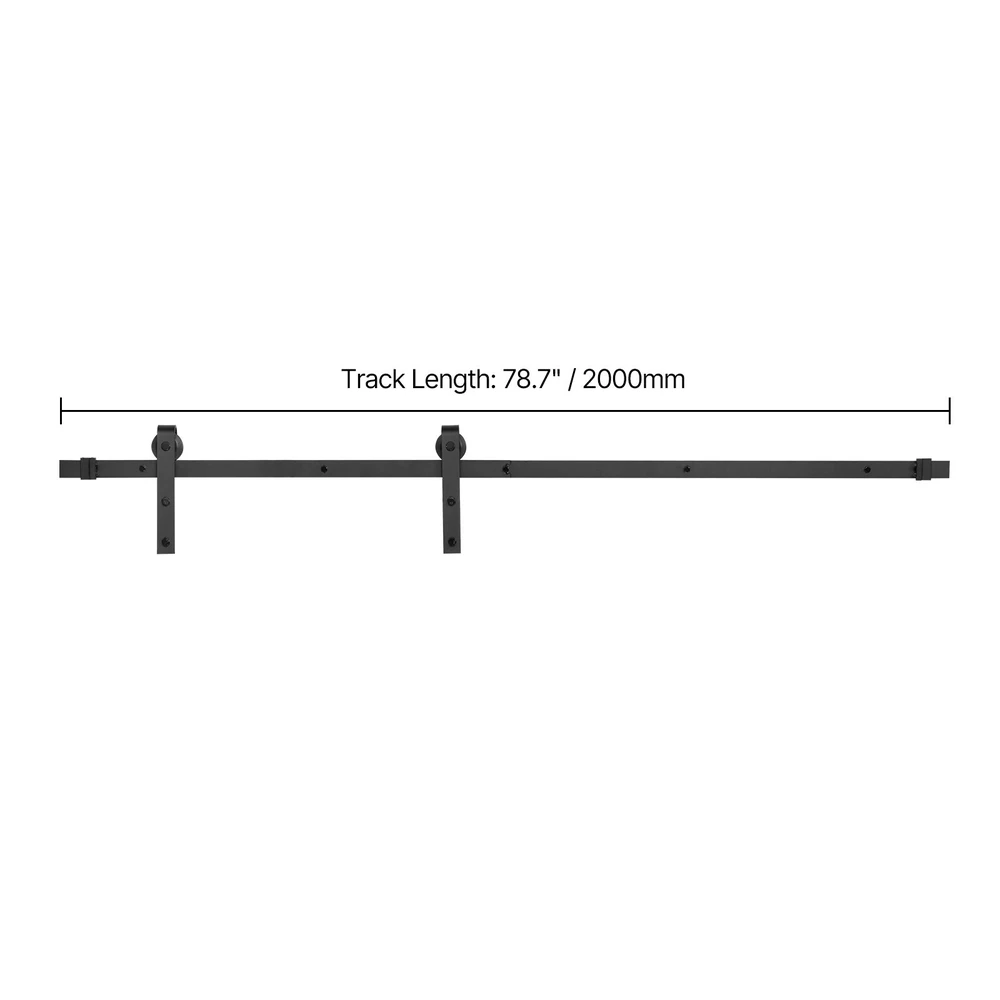 VEVOR 6.6ft stumdomų durų furnitūra juoda