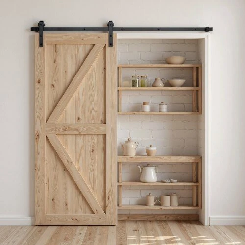VEVOR 6.6ft stumdomų durų furnitūra juoda