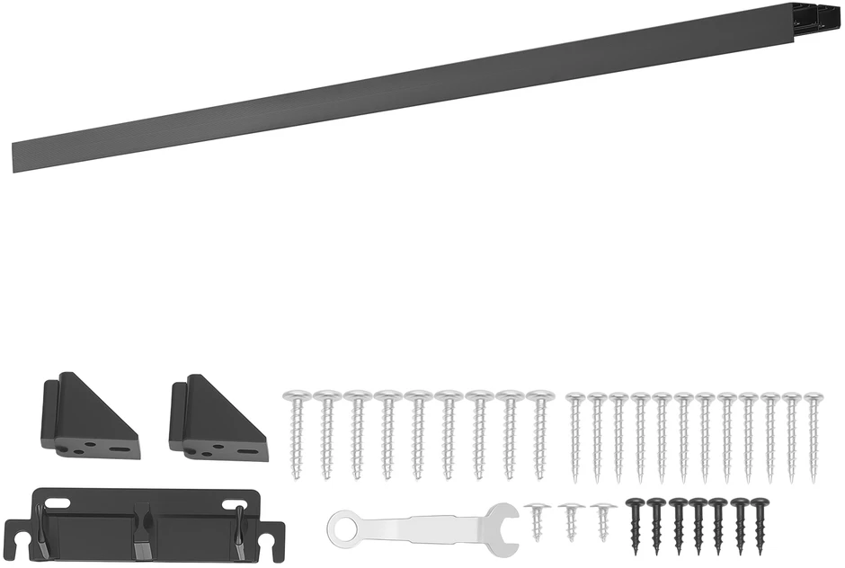 VEVOR Bėginių durų furnitūra 915 mm pločio 2 durų sistemai
