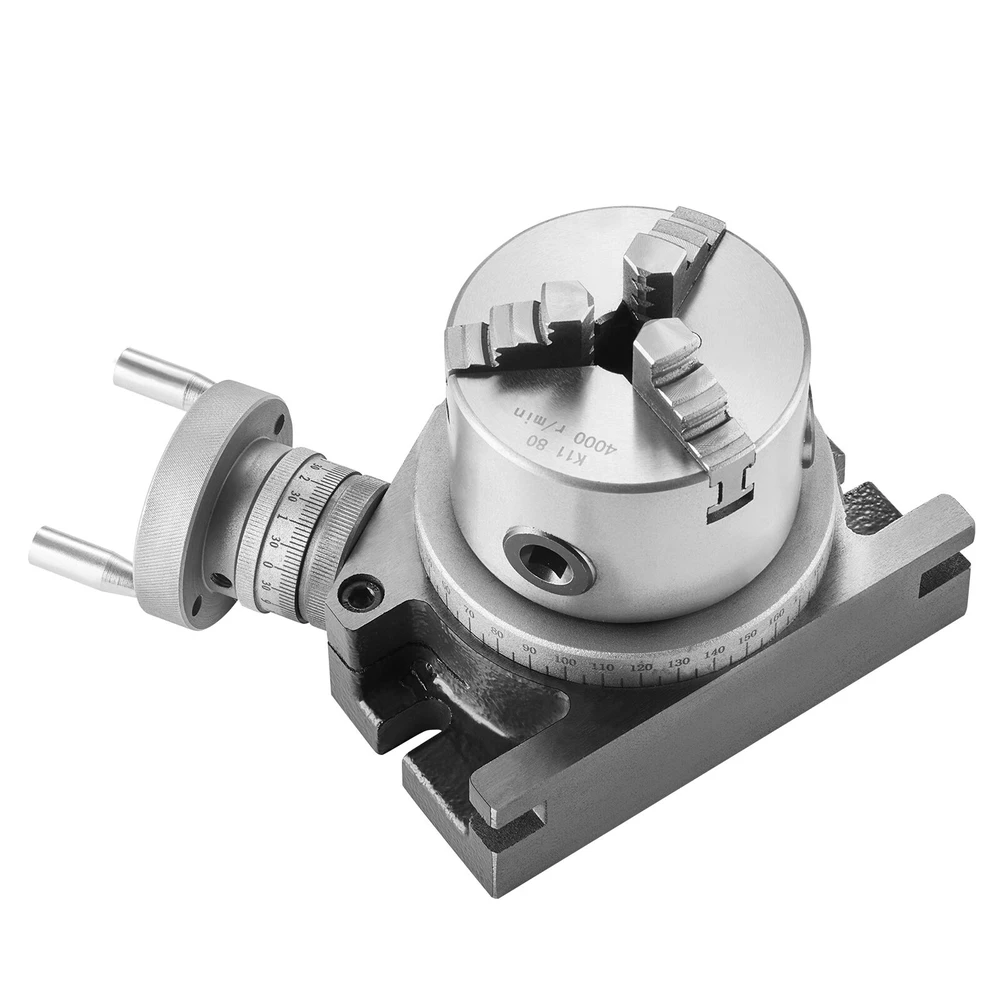 VEVOR Rotacinis stalas frezavimo staklėms, 100 mm