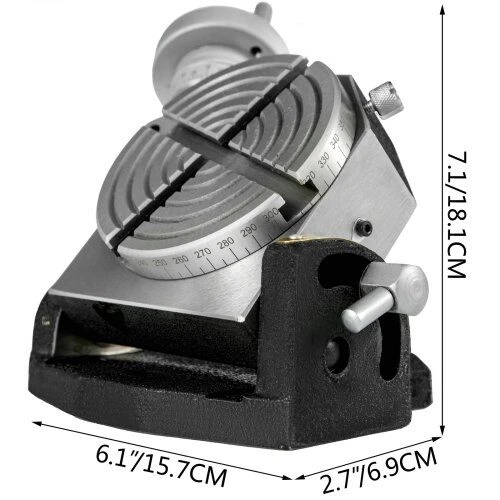 VEVOR 100 mm sukamoji staliukė frezavimui