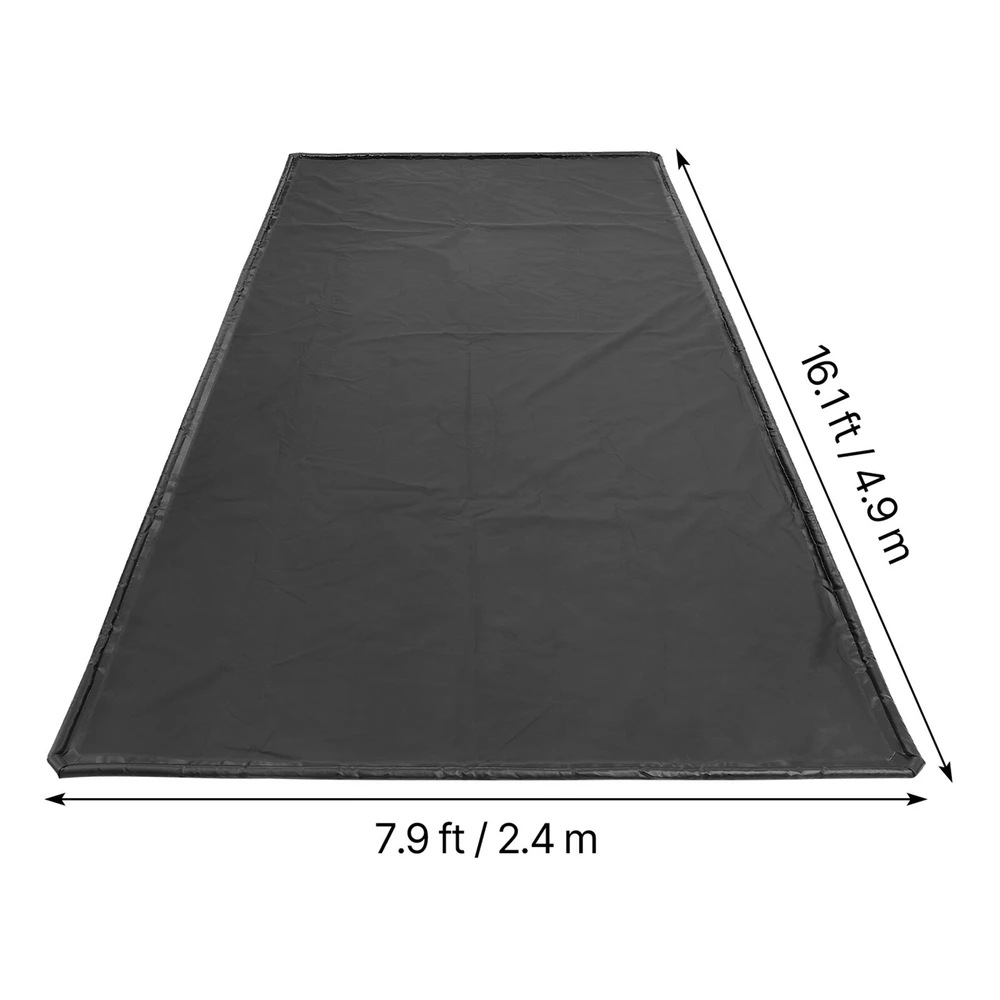 VEVOR Neslystantis PVC garažo kilimėlis, 2,4 x 4,9 m